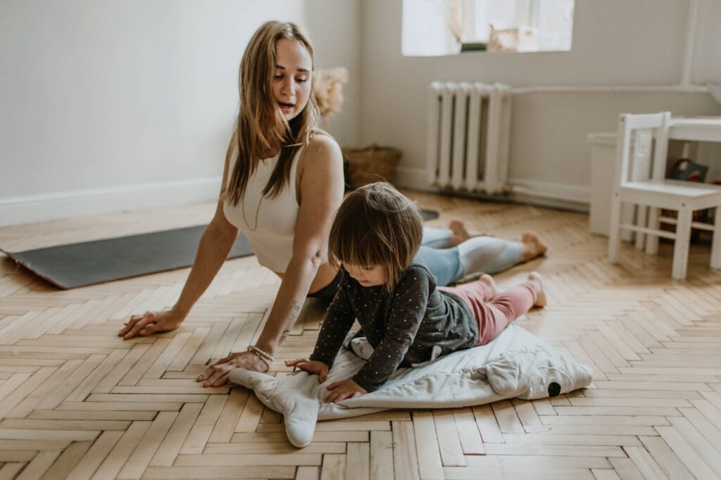 Peuteryoga Ouder en kindyoga